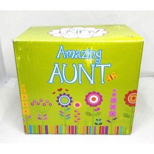 Rare Amazing Aunt Floral Design Mug - Perfect Gift for Your Favorite Auntie!